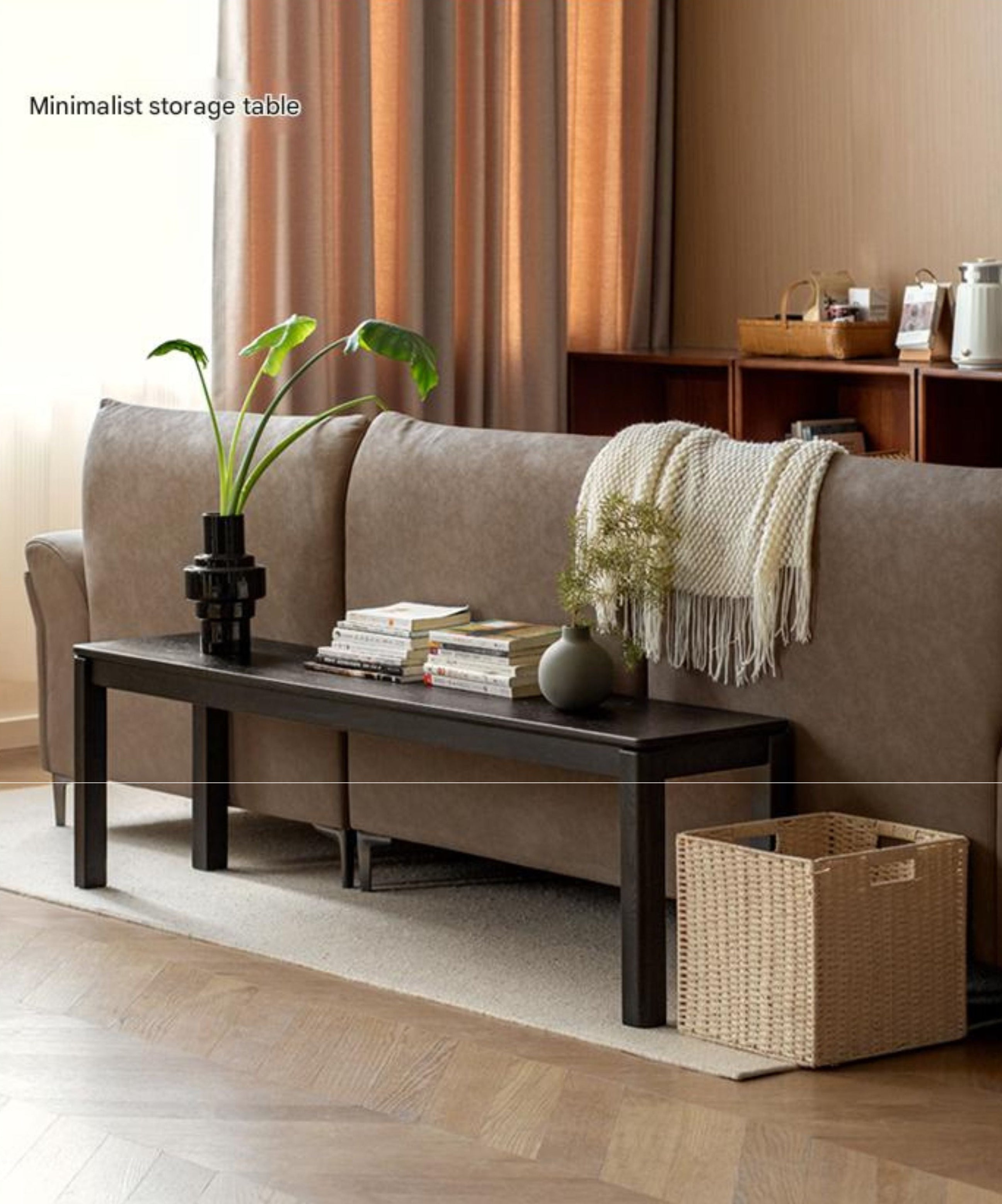 Oak Solid Wood American Modern Bench