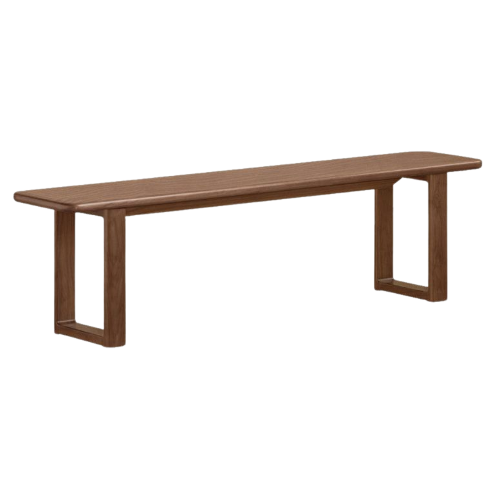 Black Walnut, White Ash Solid Wood Leisure Long Bench