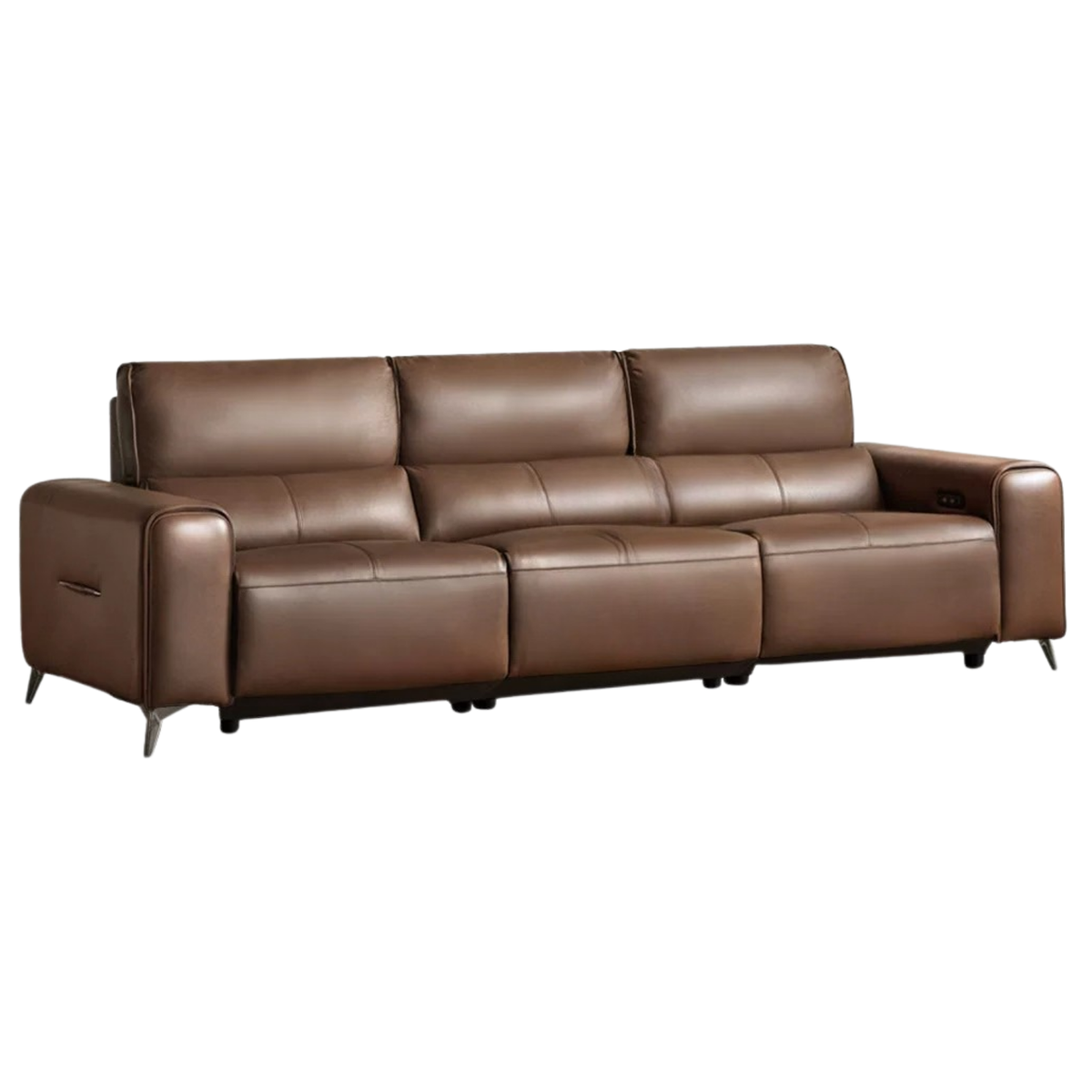 Genuine Leather High Back Electric Sofa
