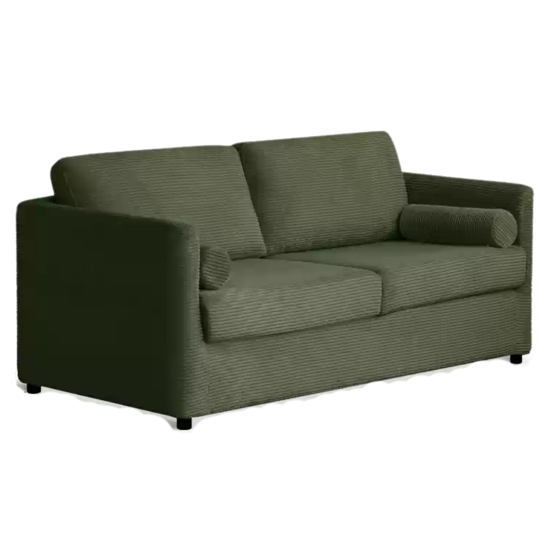 Fabric modern straight double seat sofa