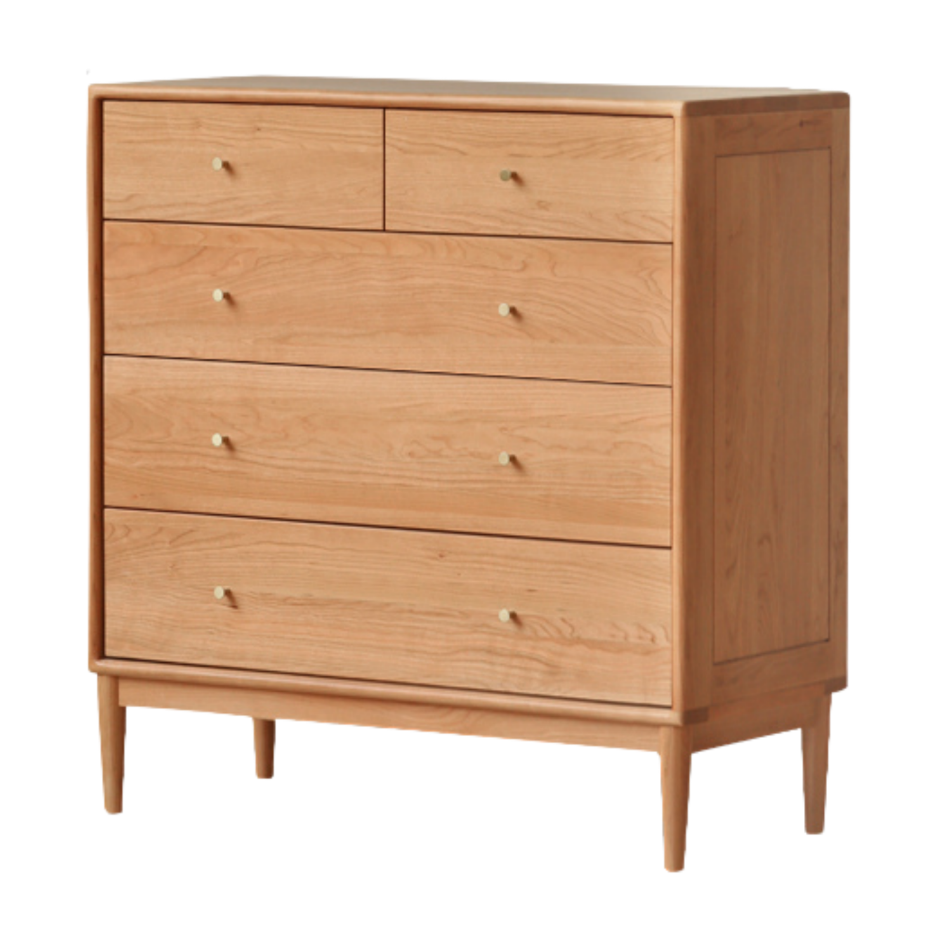 Cherry Solid Wood Chest of Drawers