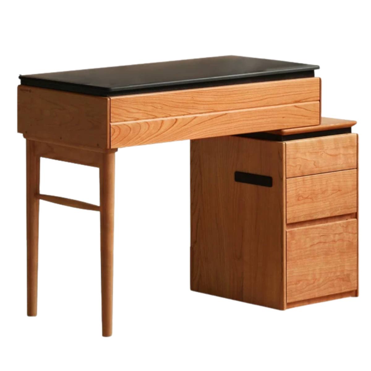 Cherry Solid Wood Retractable Vanity Table