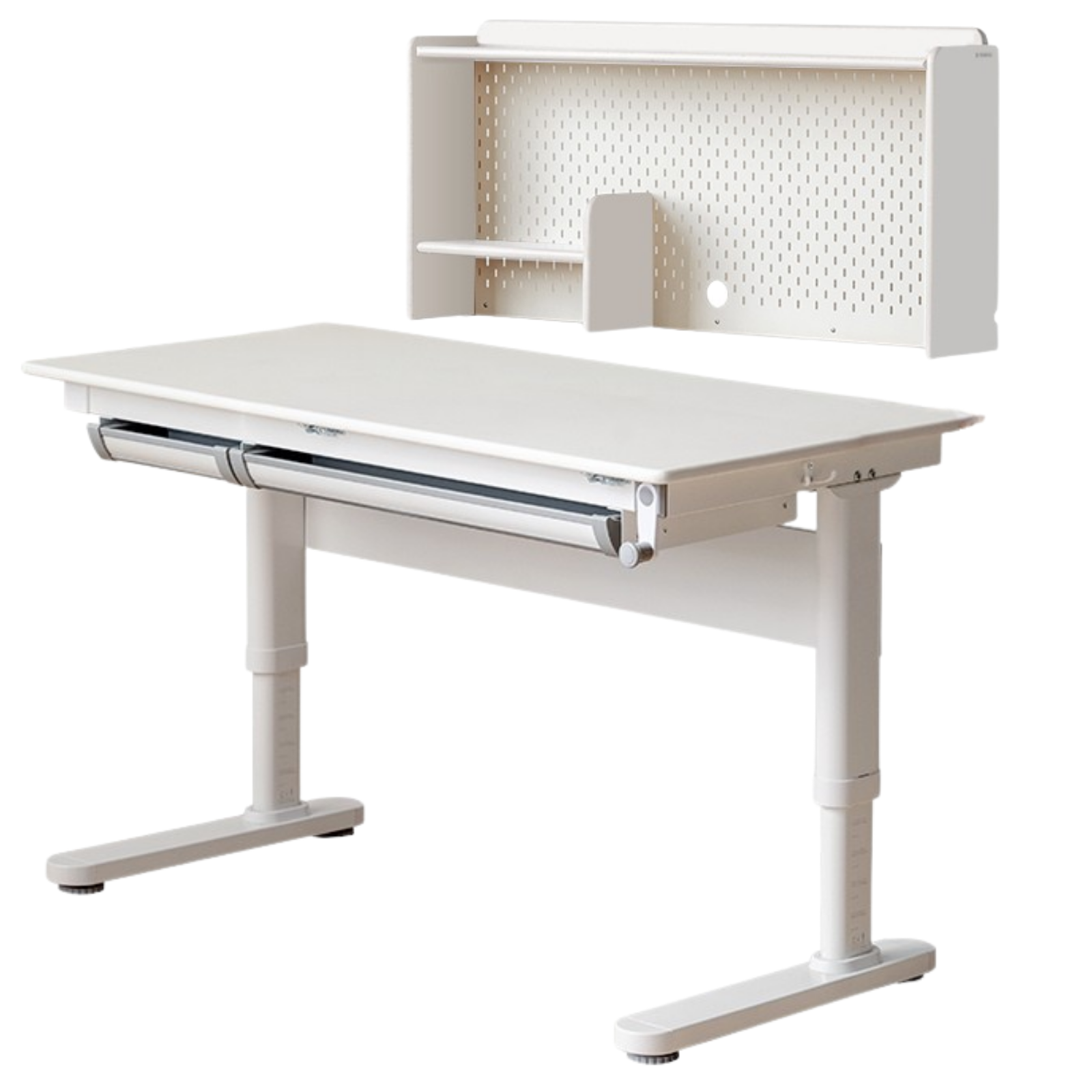Beech, Solid RubberWood kids Lifting Study Desk