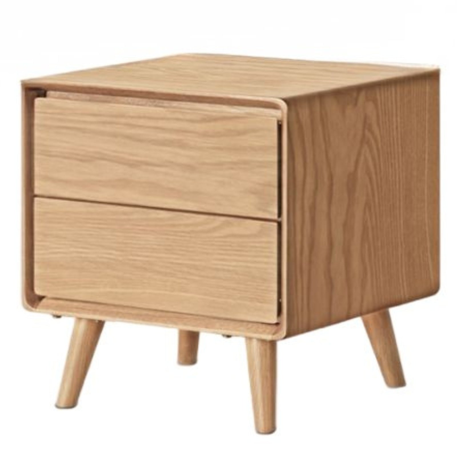 Ash, Oak Solid Wood Modern Nightshand