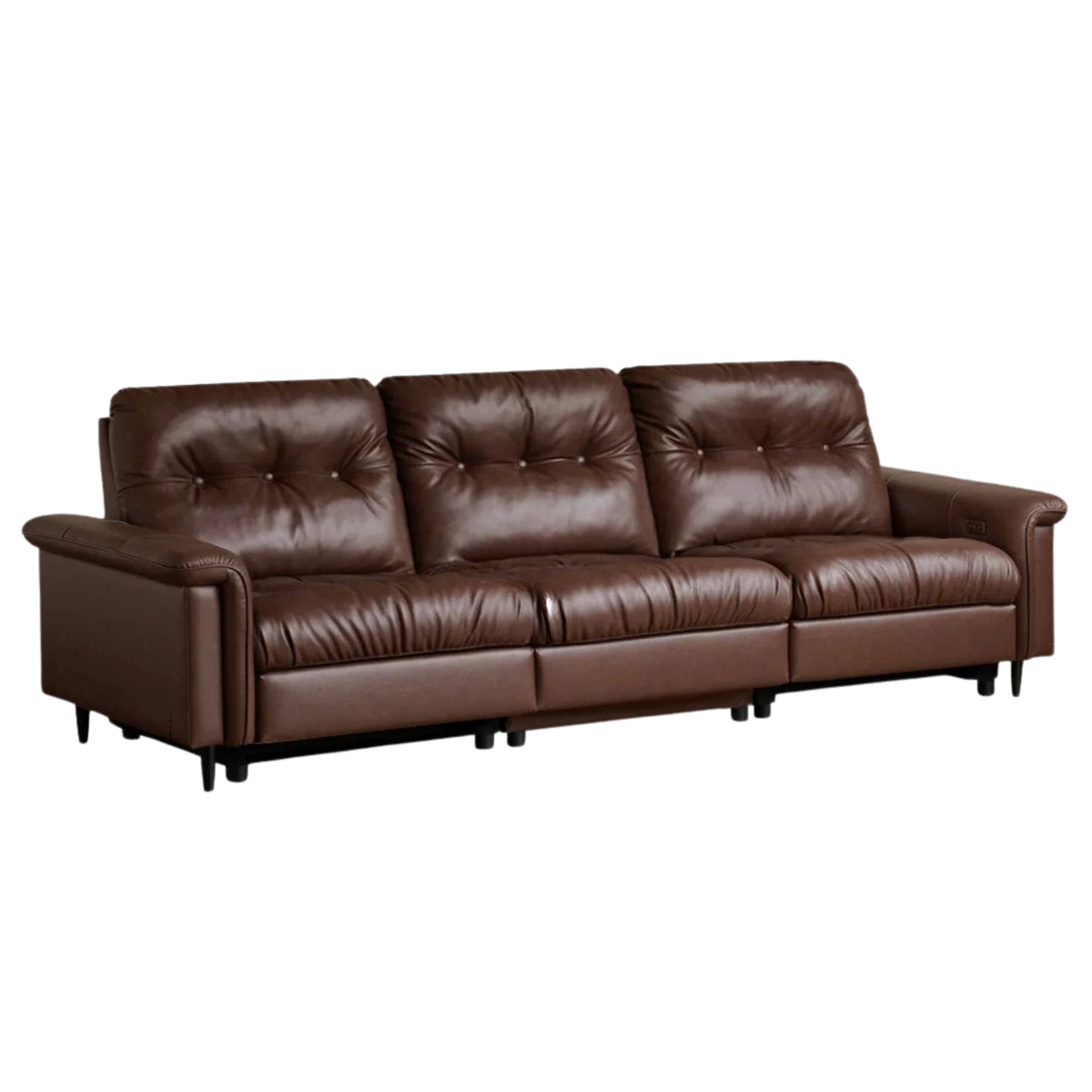 Genuine Leather Zero-Wall Power Recliner Sofa