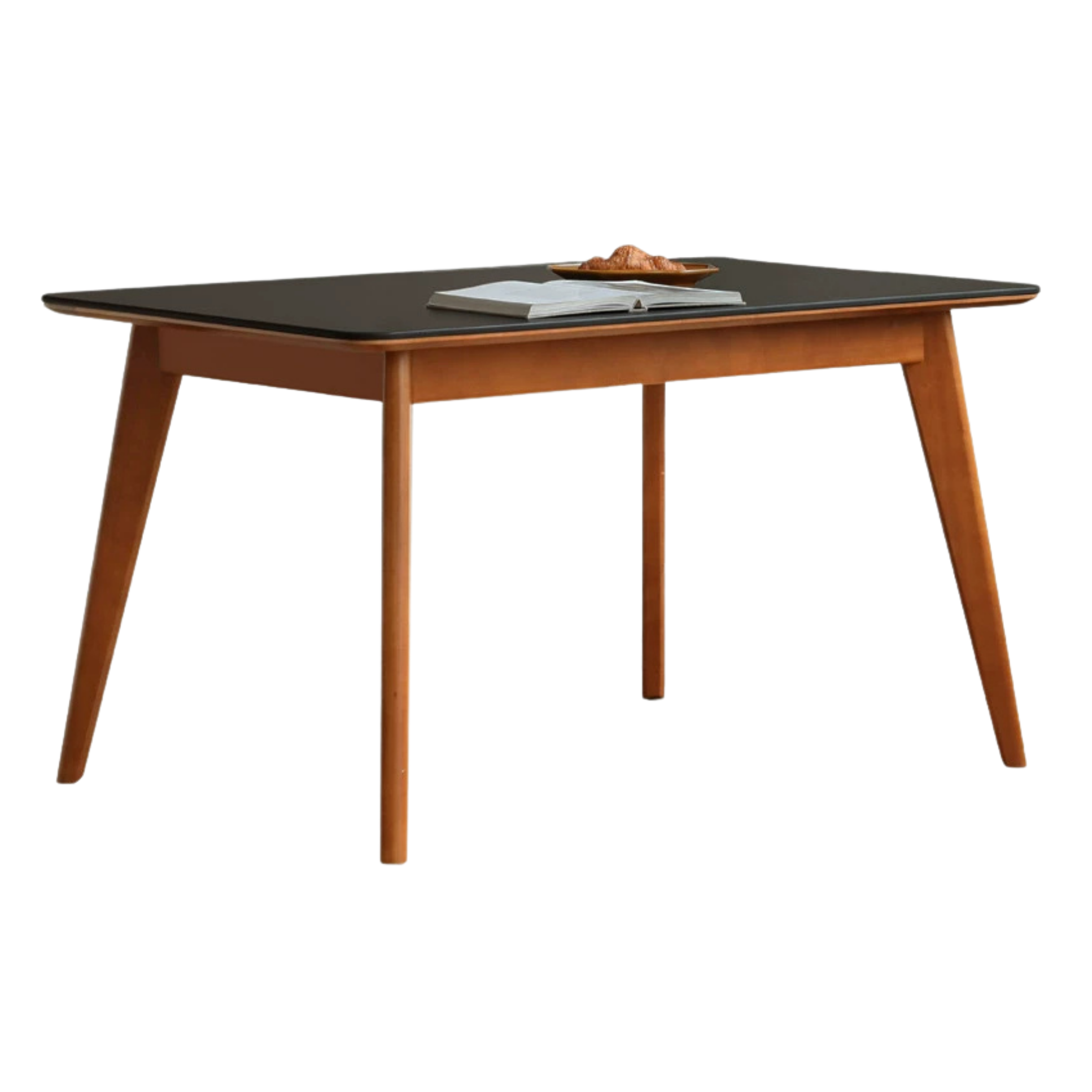 Tulipwood Solid Wood Retro Style Dining Table