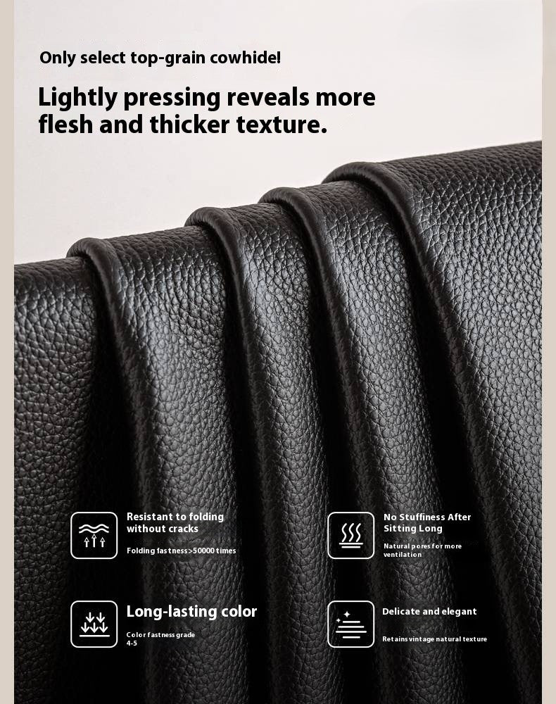 Genuine Leather Italian Luxury Sofa