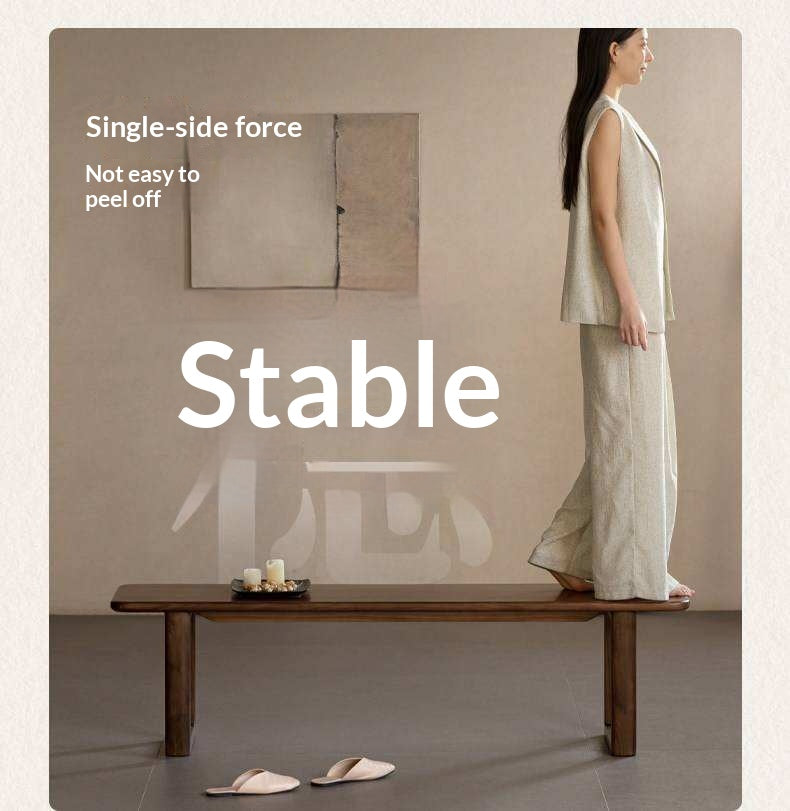 Black Walnut, White Ash Solid Wood Leisure Long Bench