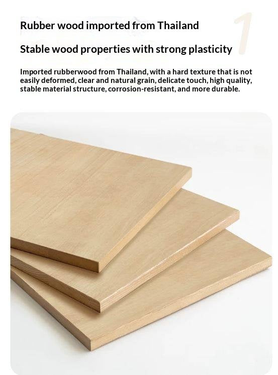 Solid RubberWood Cloud Cream Style Coffee Table