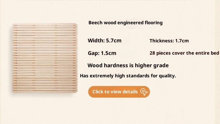 Poplar Solid Wood Windsor Bed, Retro Vintage Style