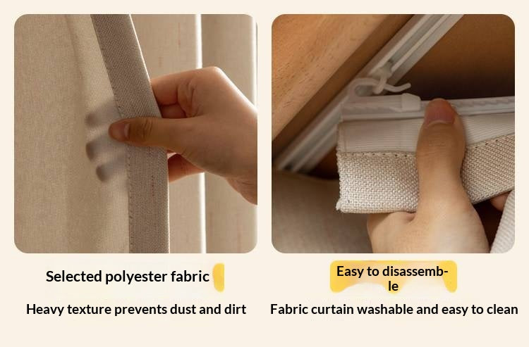 Beech Solid Wood Children's Curtain Wardrobe