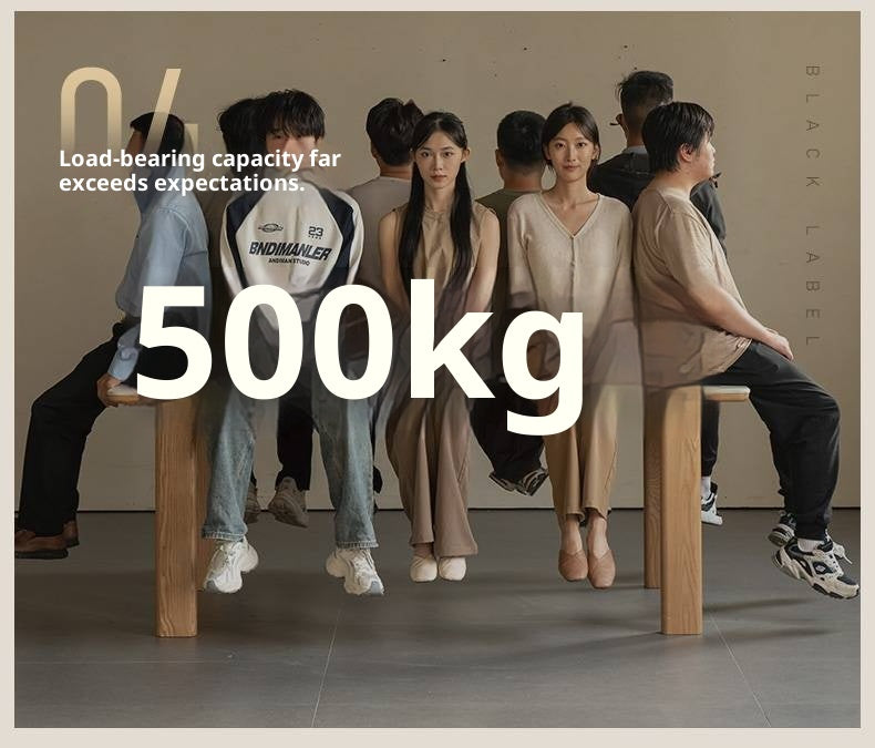 White Ash Solid Wood Restaurant Slab Dining Table