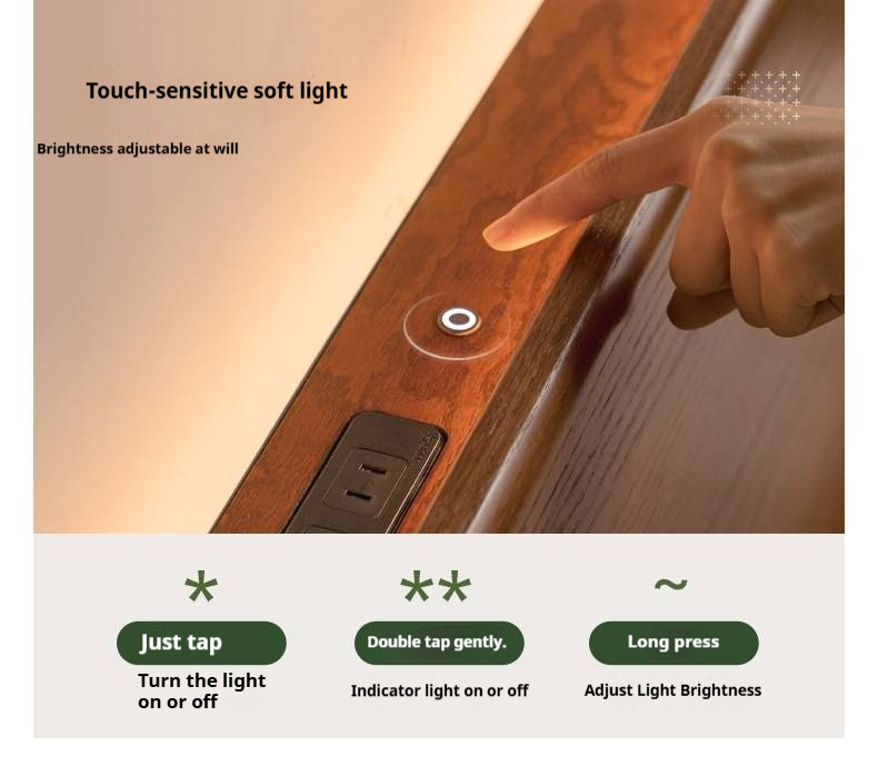 Oak, Rubberwood Solid Wood,  Multifunctional Storage Box Bed