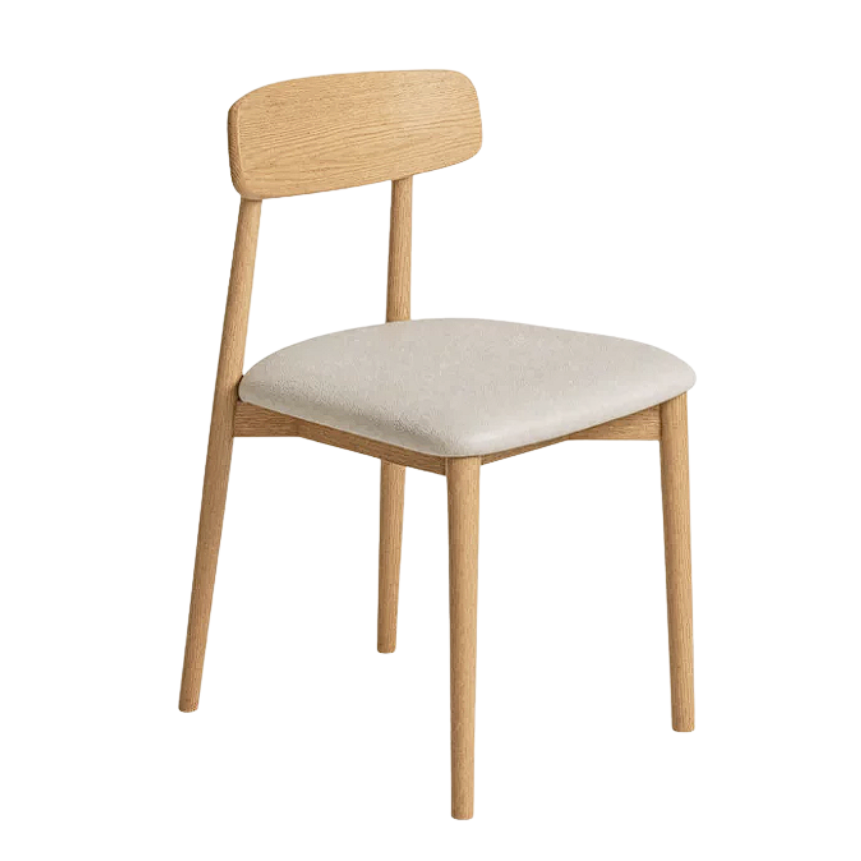 Set 4 pcs Black Walnut, White Ash, Ash, Oak, Beech Solid Wood Simple Modern-Dining Chair