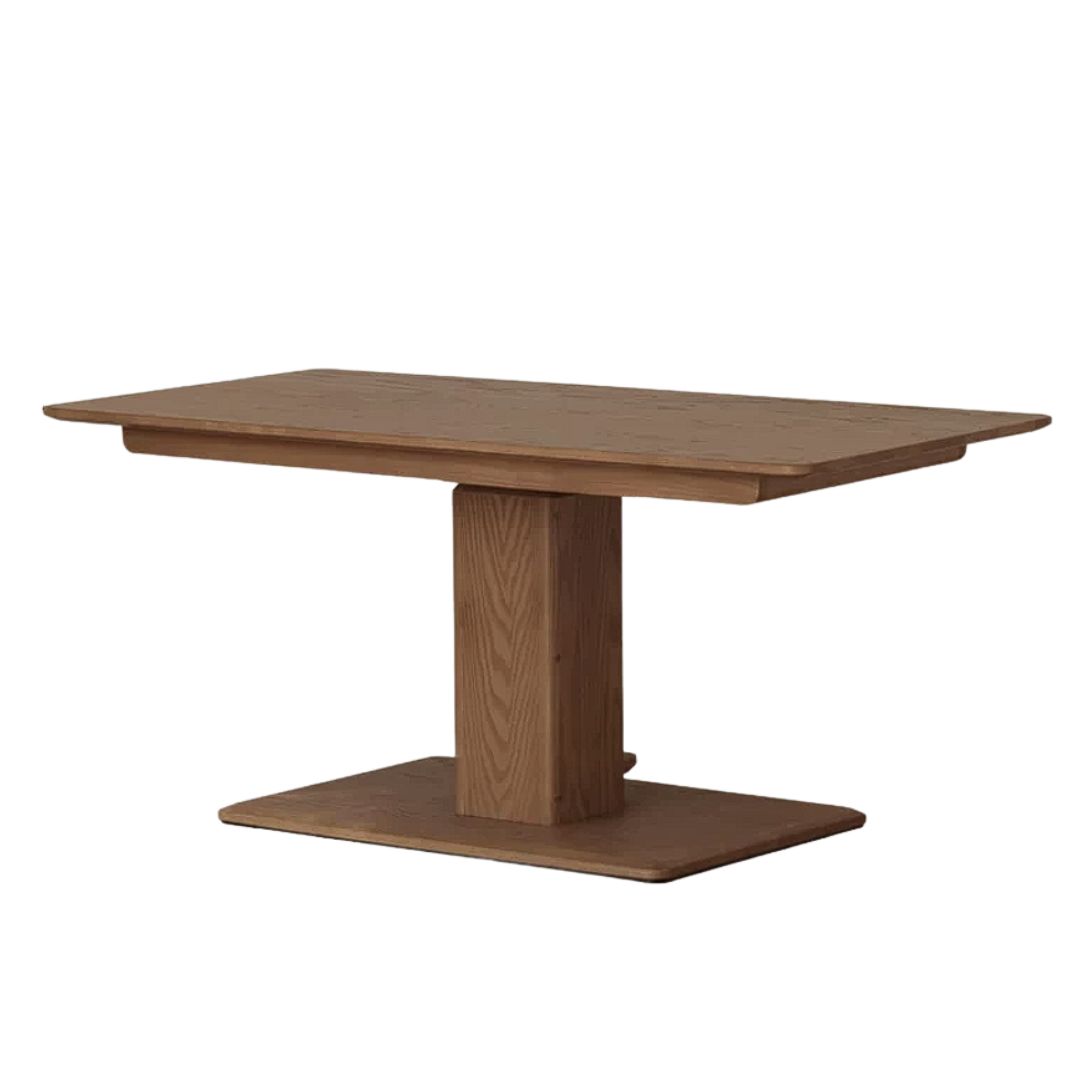 Black Walnut, Oak, Ash, Cherry Wood, Golden Sandalwood Solid Wood Adjustable Height Coffee Table