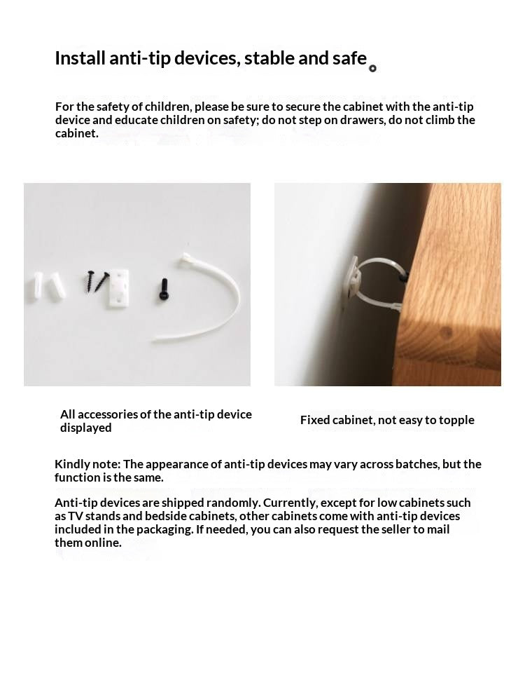 Oak Solid Wood Side Cabinet Combination.