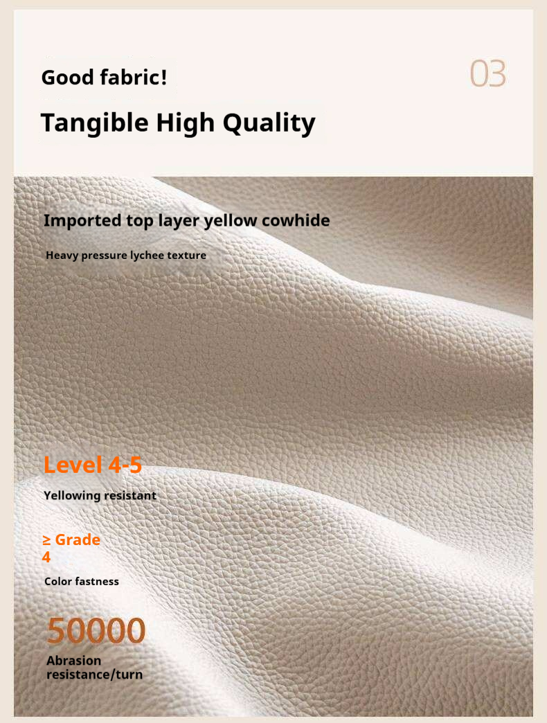 Genuine Leather Upholstered Lift-Up Storage Bed