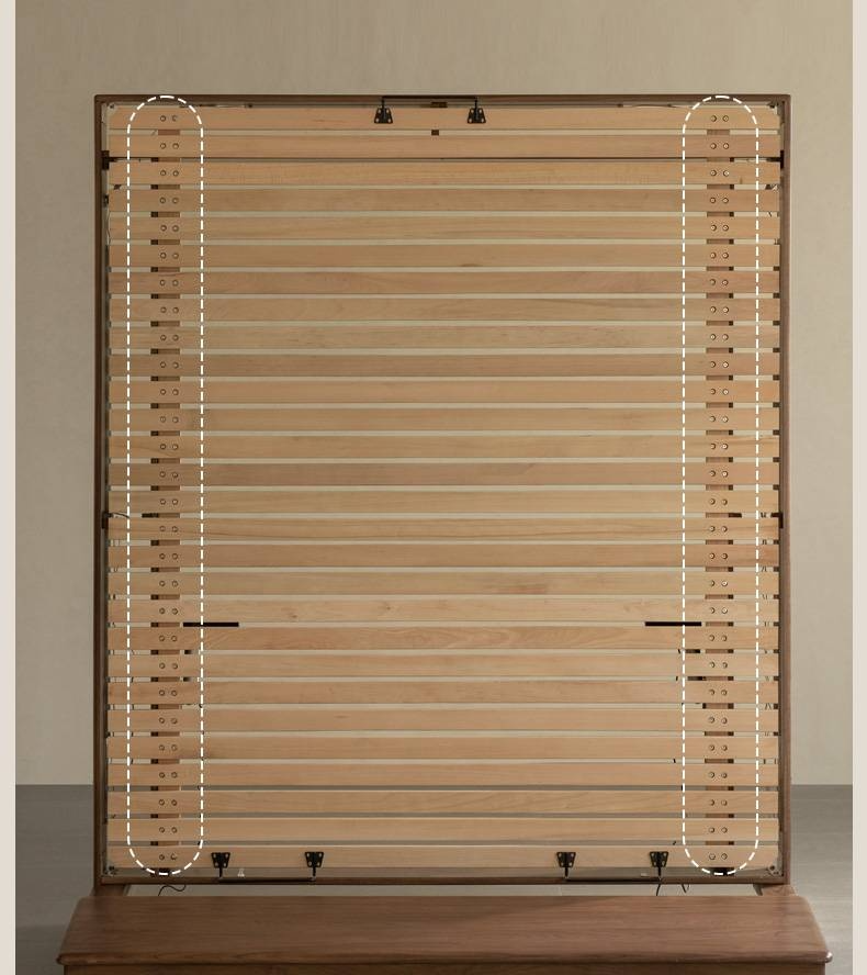 Black Walnut Solid Wood Italian Light Luxury Electric Suspended Box Bed