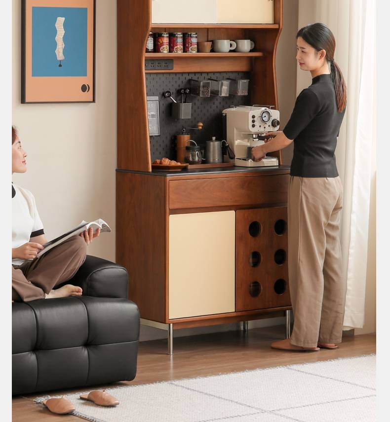 Tulipwood Solid Wood Medieval Style Sideboard