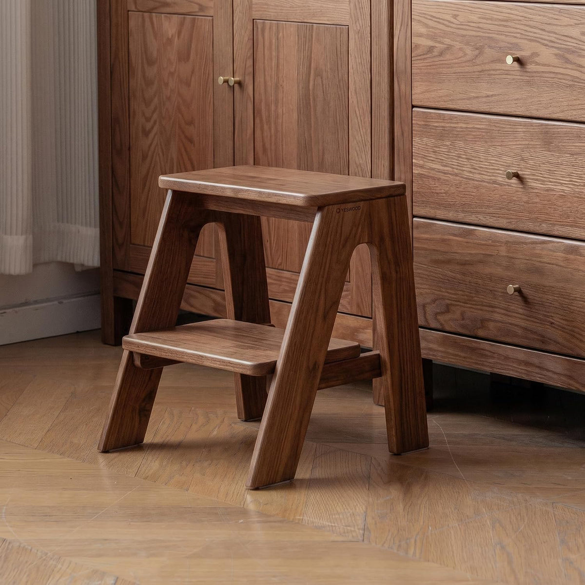 Oak Solid Wood Step Stool