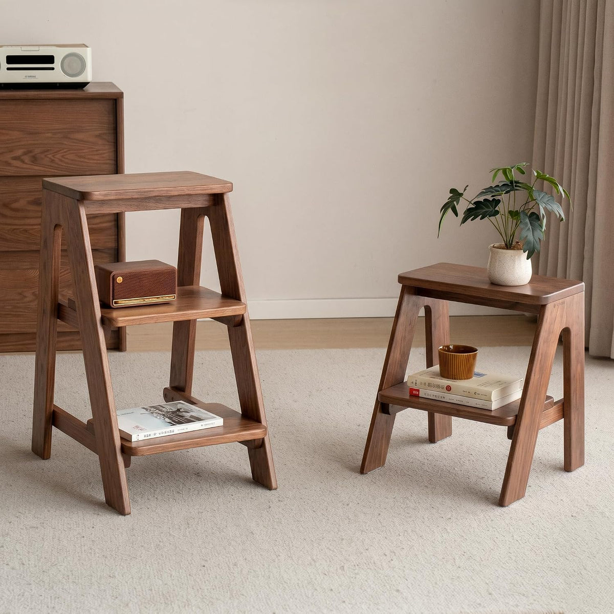 Oak Solid Wood Step Stool
