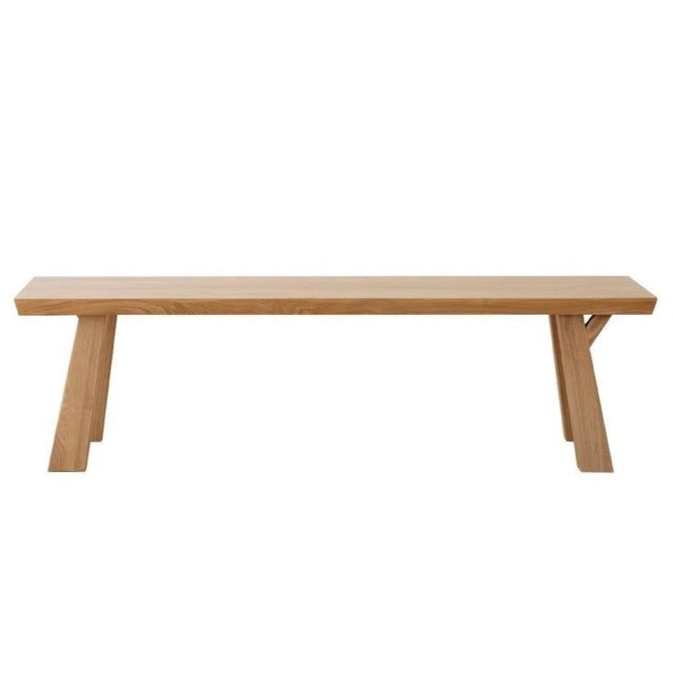 Ash Solid Wood Wabi Sabi Style Bench