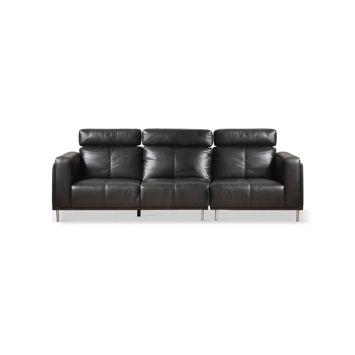 Cowhide Down Black Light Luxury Sofa+