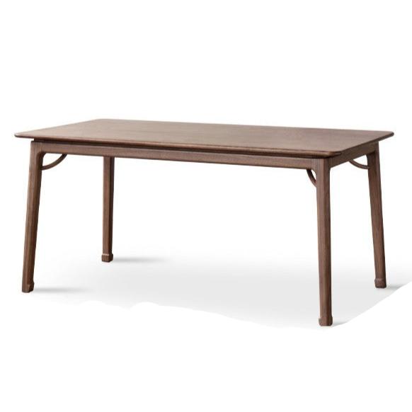 Black walnut solid wood North American dining table