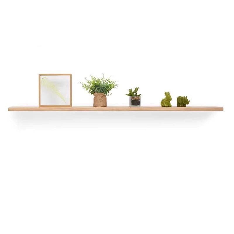 Oak, Black walnut Solid Wood Wall Shelf Bookcase