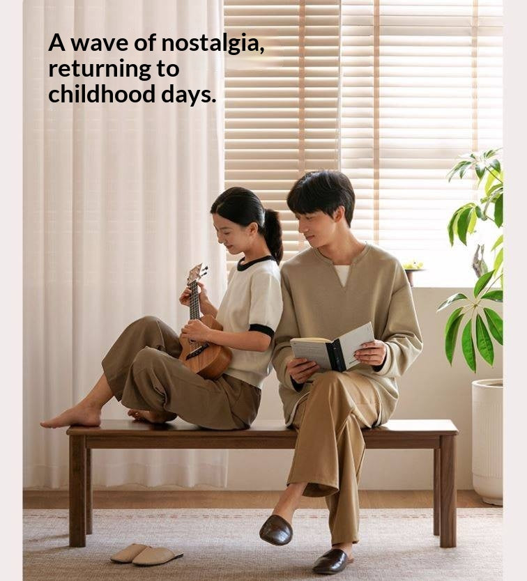 Black Walnut, Oak, Sandalwood, Ash Solid Wood, Solid RubberWood  Nordic Long Bench