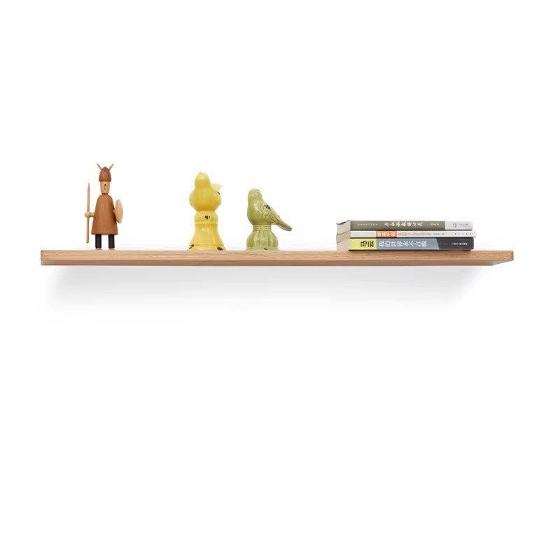 Oak, Black walnut Solid Wood Wall Shelf Bookcase