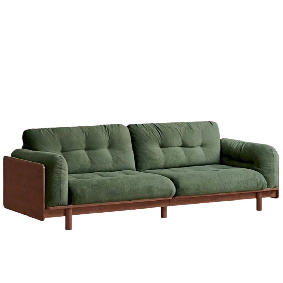 Rubber Solid Wood American Light Luxury Sofa