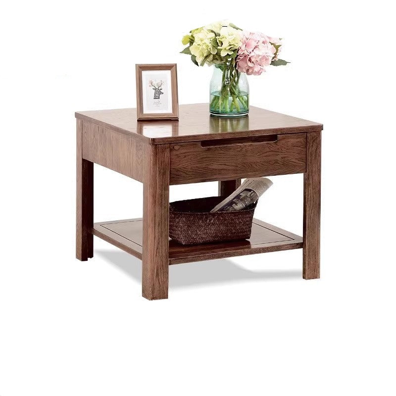Oak Solid wood small coffee table, side table-