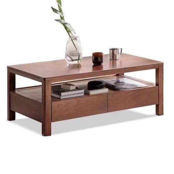 Oak solid wood Nordic minimalist modern coffee table