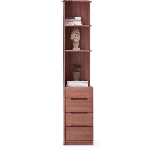 Oak Solid wood corner floor-standing free combination bookshelf<