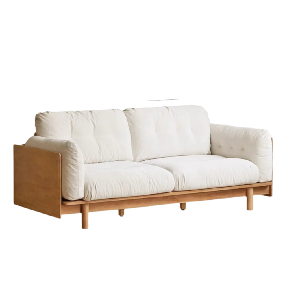 Rubber Solid Wood Modern Soft Sofa