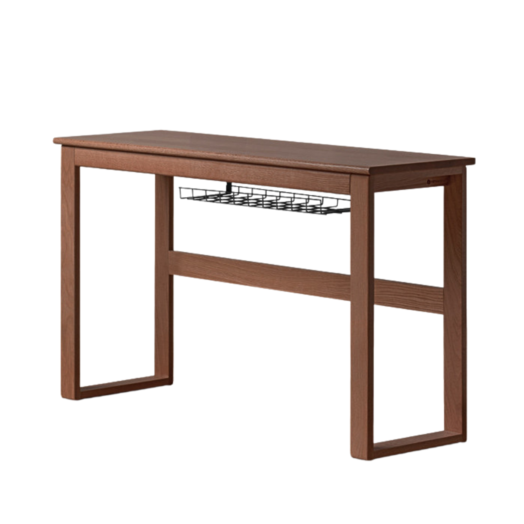 Oak, Poplar Solid wood long narrow desk: