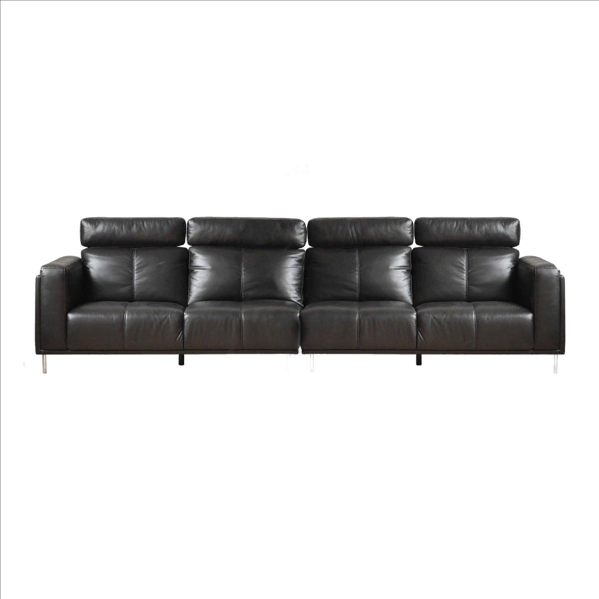Cowhide Down Black Light Luxury Sofa+