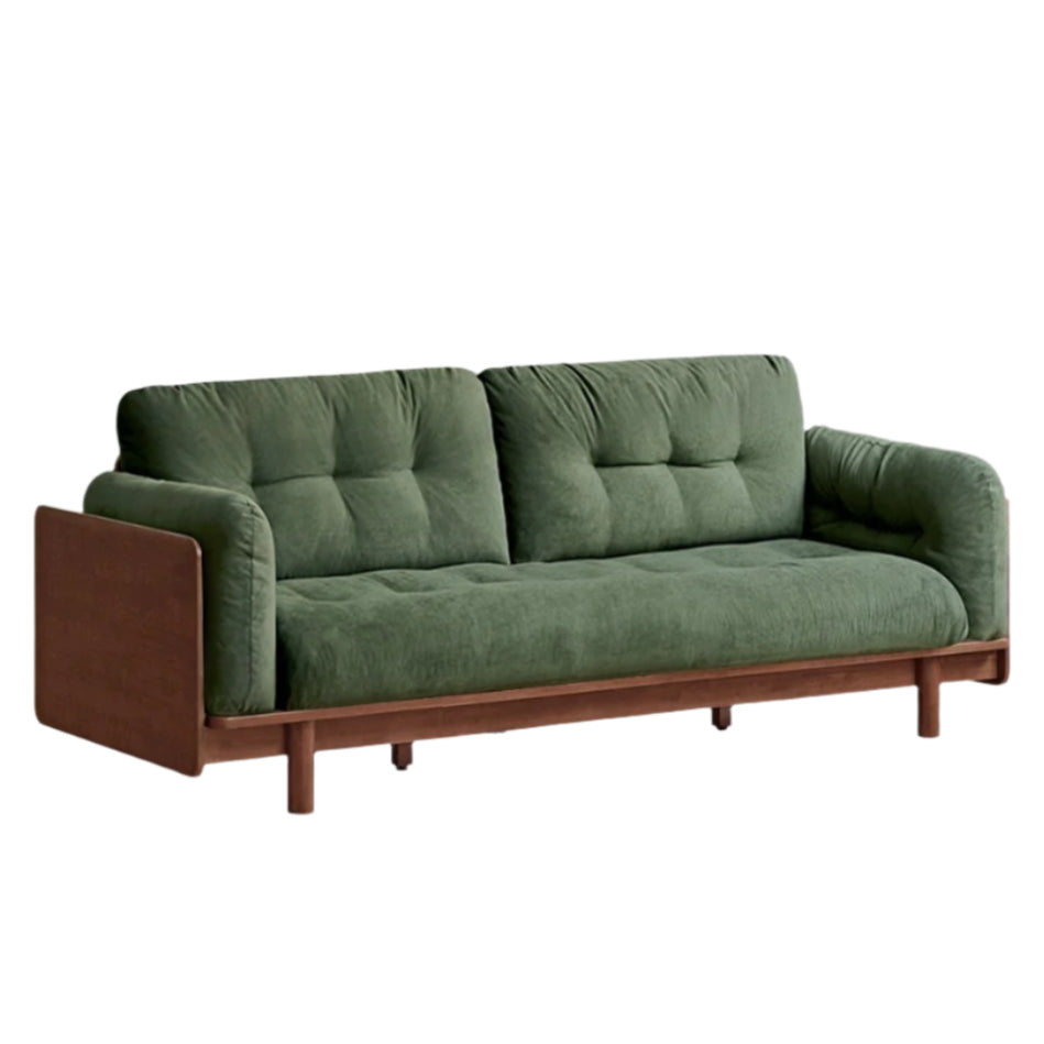 Rubber Solid Wood American Light Luxury Sofa