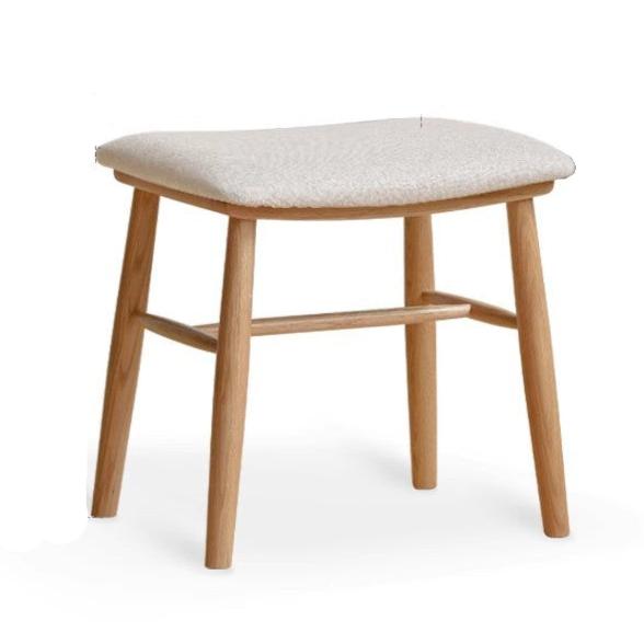 Oak Solid Wood Modern Dressing Stool