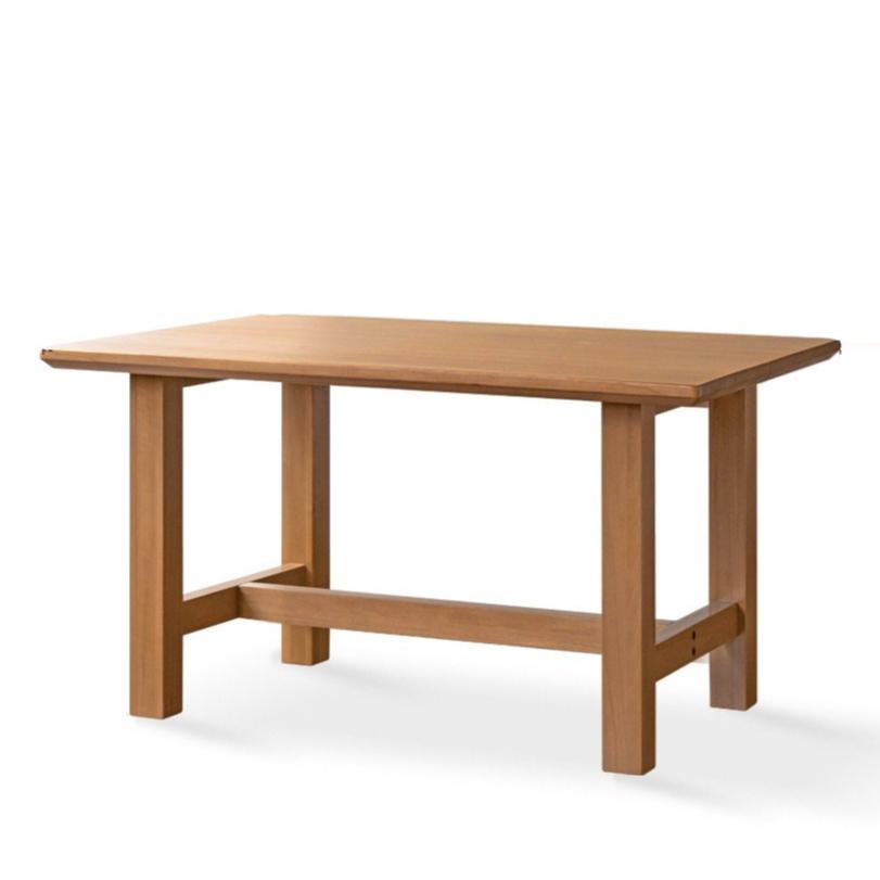 Poplar solid wood modern large board dining table