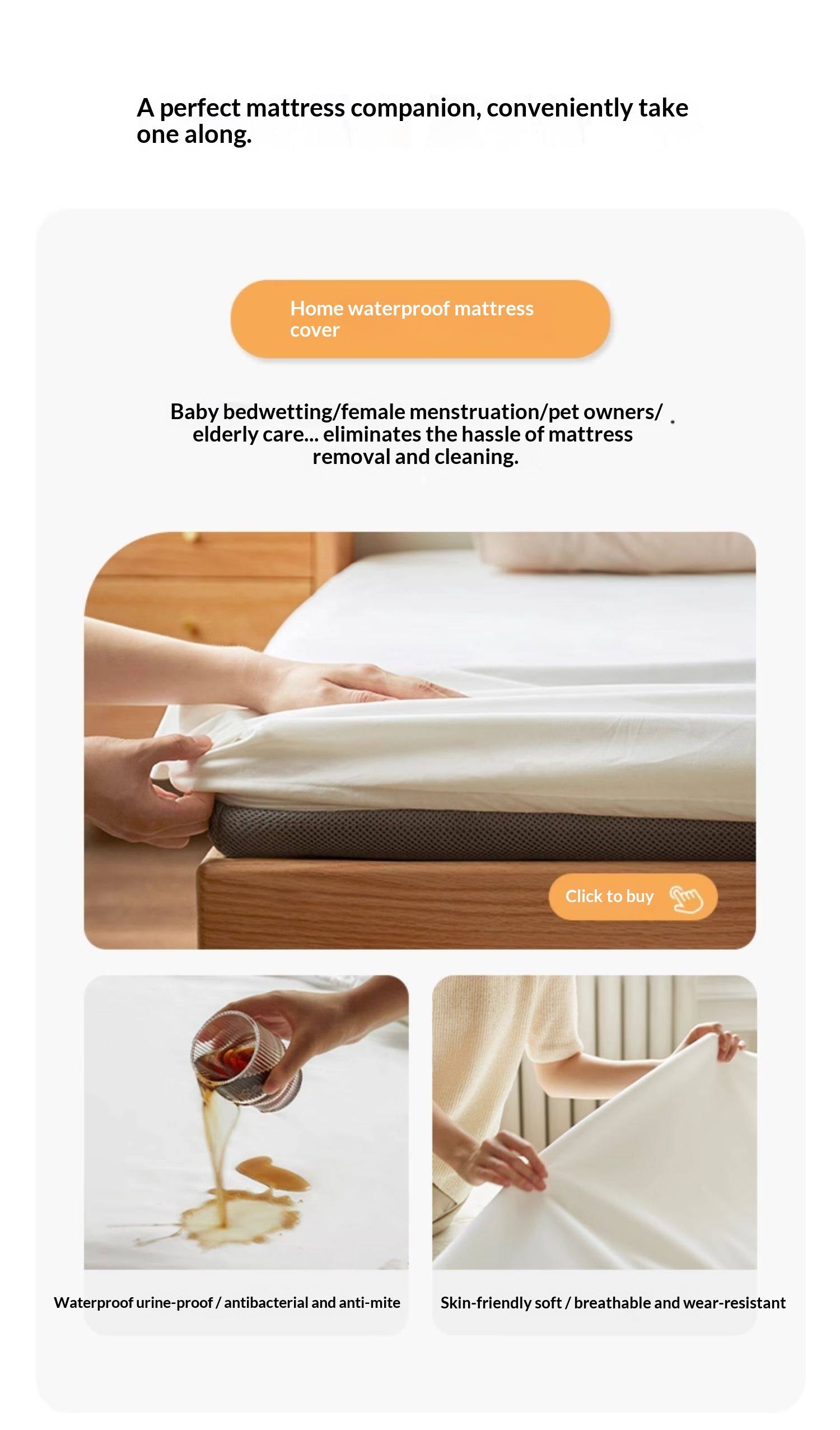 Eco-Friendly Coconut Palm and Bamboo Charcoal Latex Mattress — Zero-Glue, Antibacterial, Breathable, Thin Design