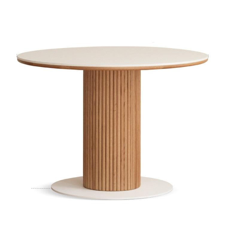 Oak Solid Wood Rock Modern Dining Table