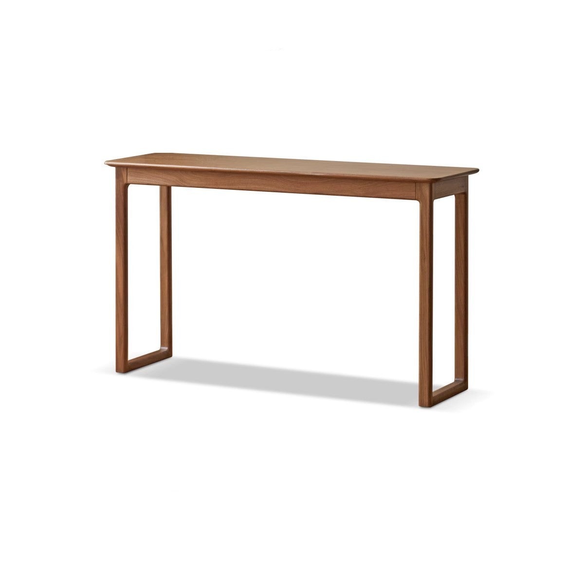 Black walnut Solid wood narrow desk -