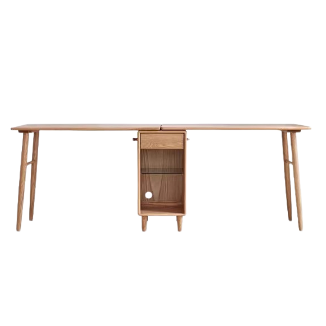 Oak solid wood Double Office desk: