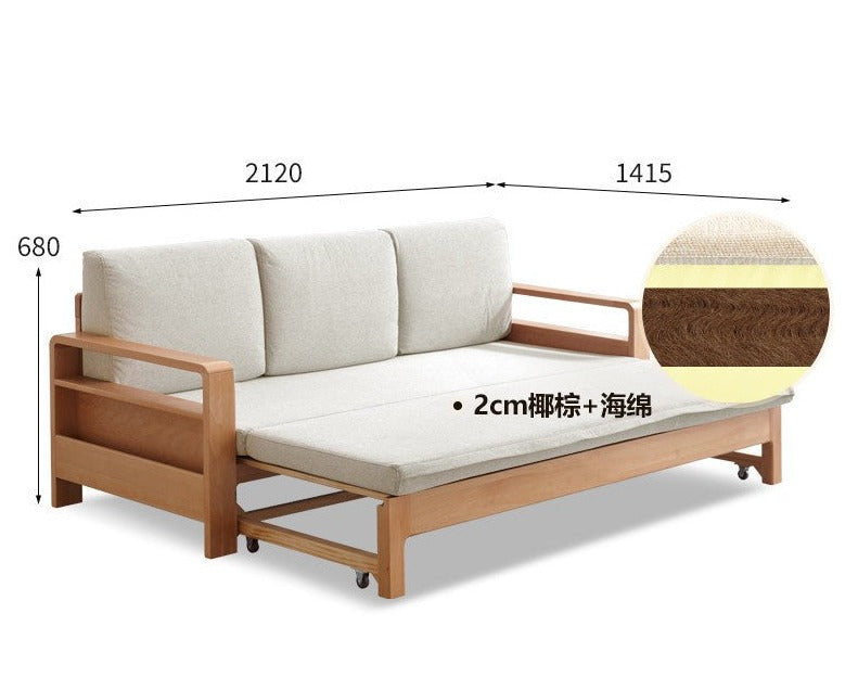 Sofa bed deals made of wood