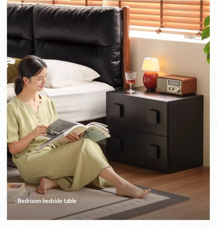 Solid RubberWood TV French Retro Floor Module Combination TV Cabinet.