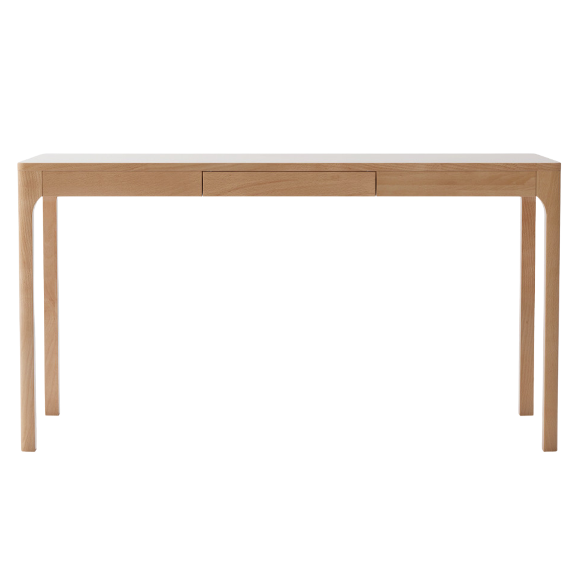 Oak, Beech Solid Wood Shelves Office Desk