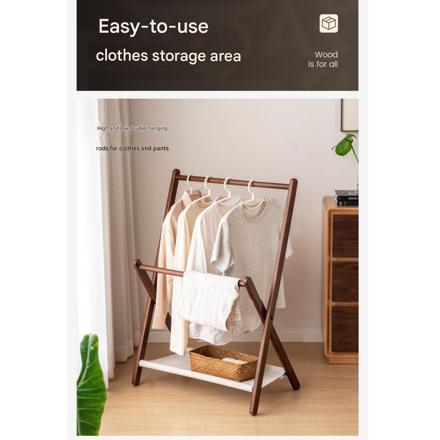 Beech Solid Wood clothes hanger