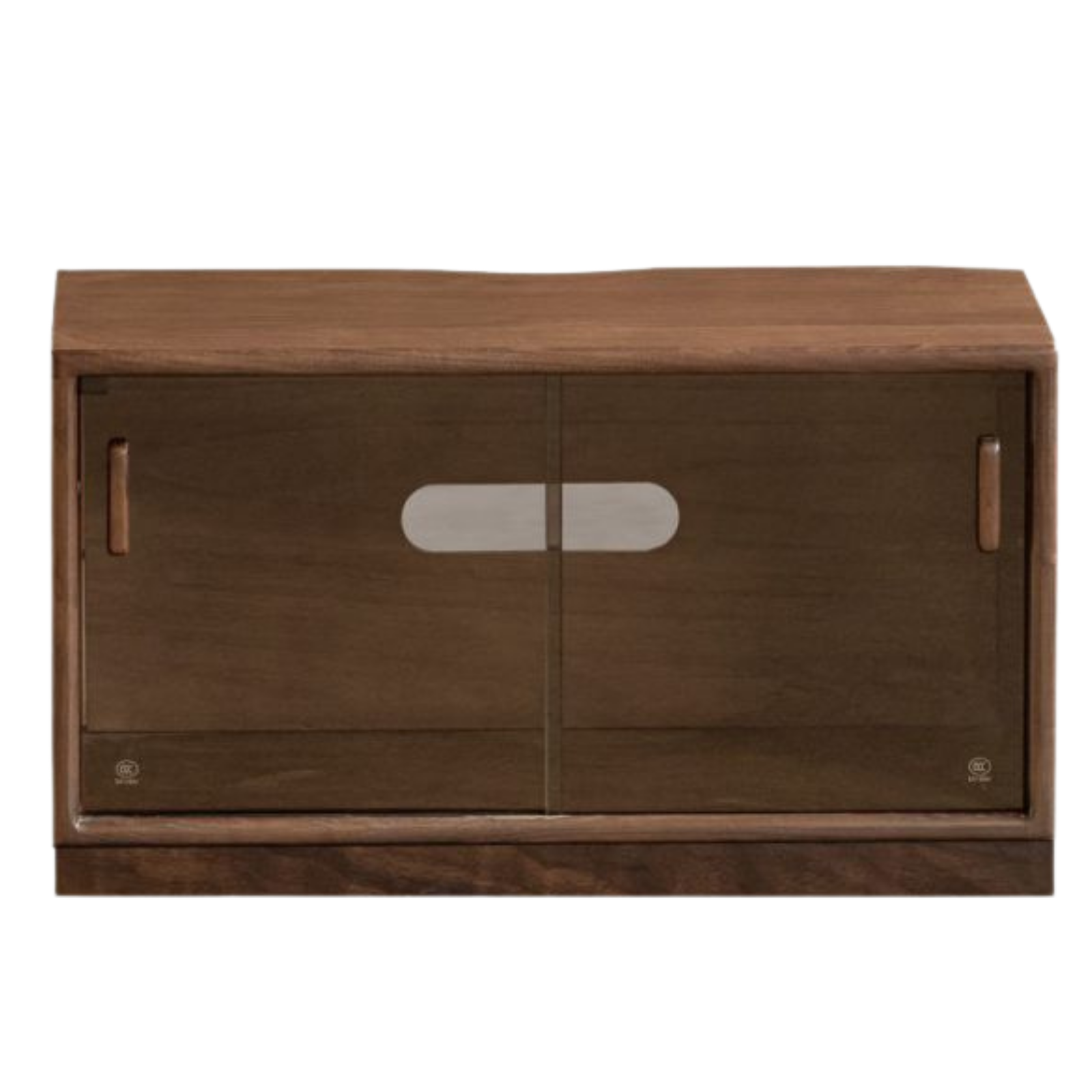 Black Walnut Solid Wood TV Cabinet with Modular Combination and Light Luxury Style